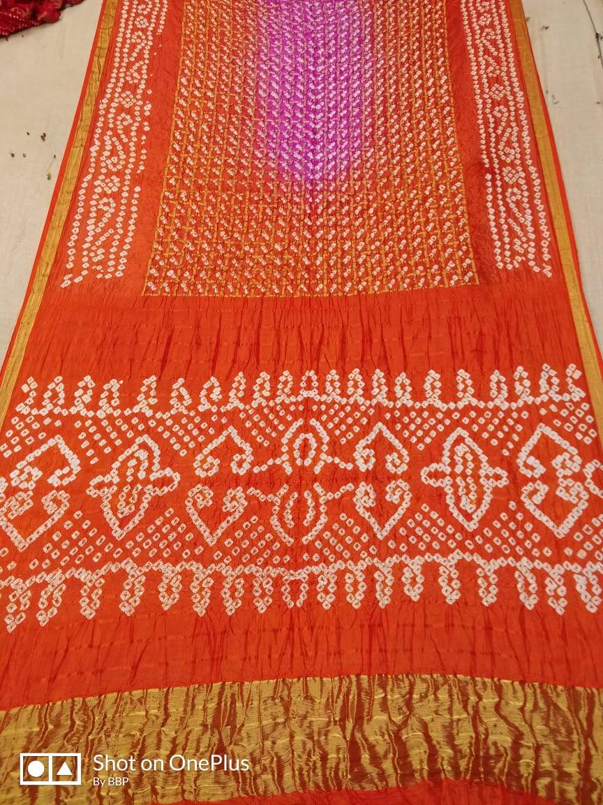 Trendy Tangerine Taffeta Silk Saree- TSS008 Orange coloured lightweight sari