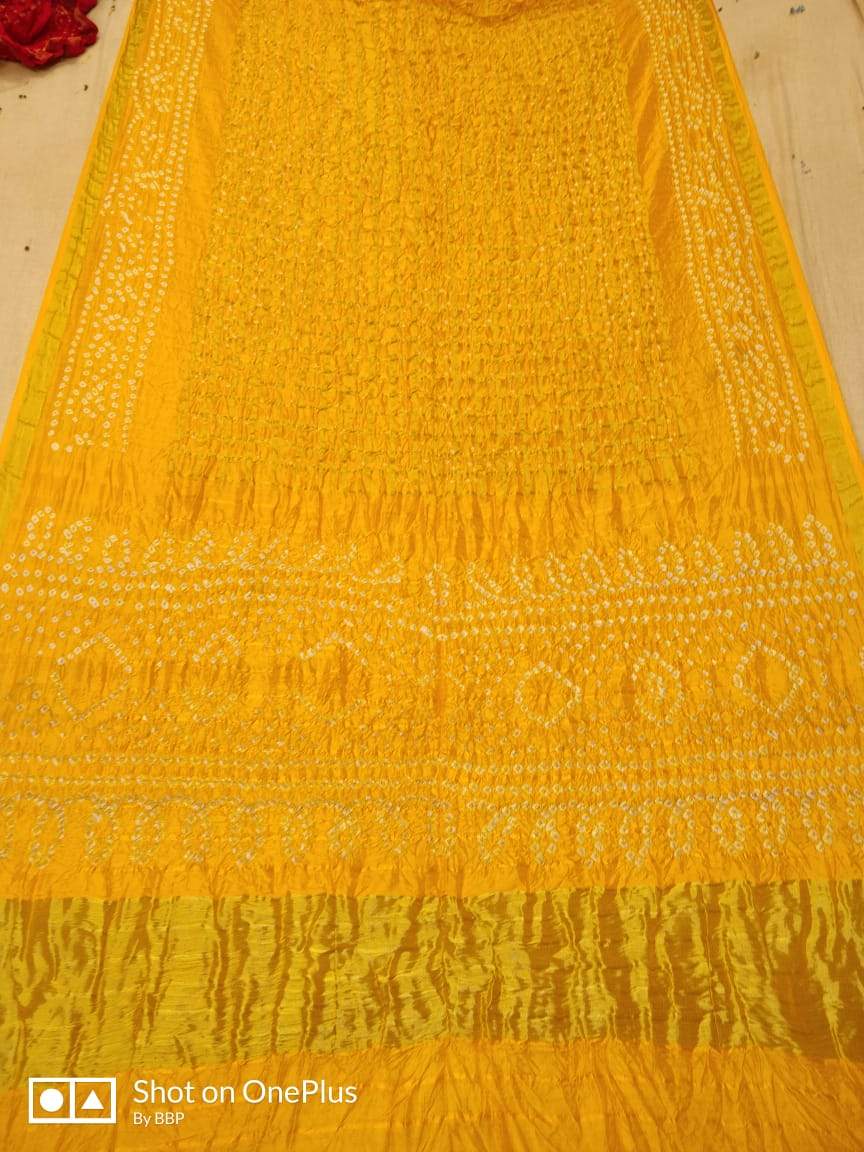 Golden Sunrays Taffeta Silk Saree- TSS015 Yellow coloured lightweight sari