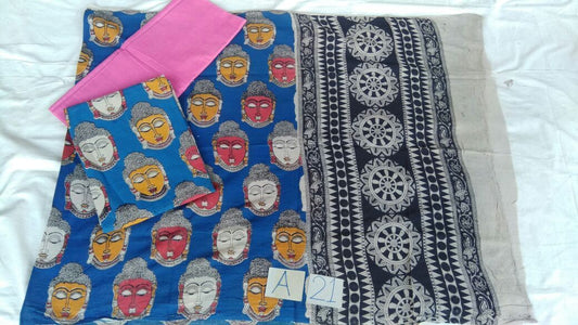 Unstitched Kalamkari Dress Material-013
