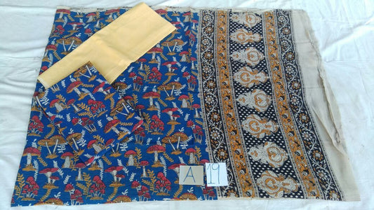 Unstitched Kalamkari Dress Material-034