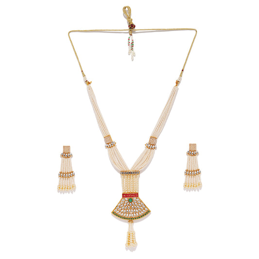 Pearl String Necklace Set