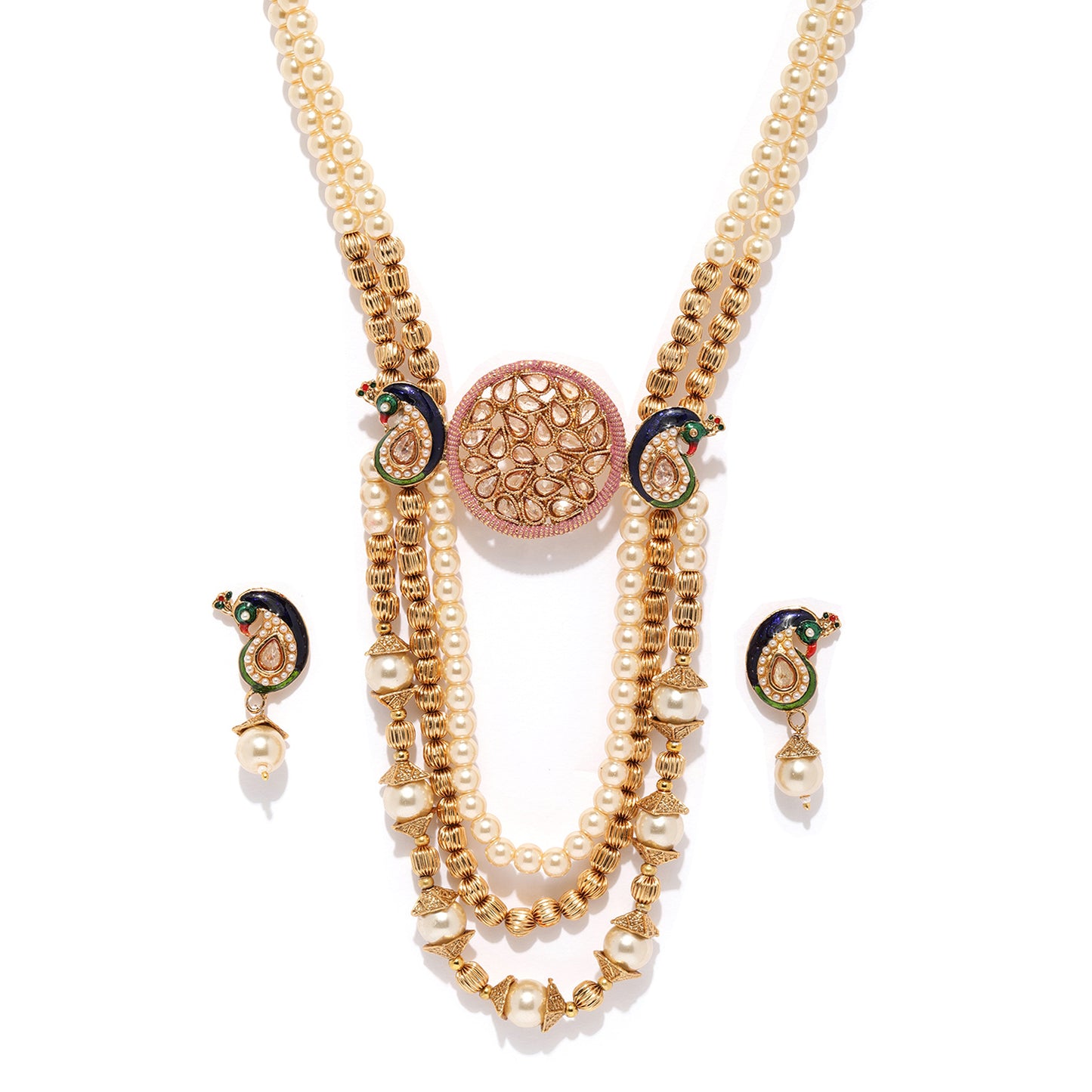 Stunning Peacock Necklace Set